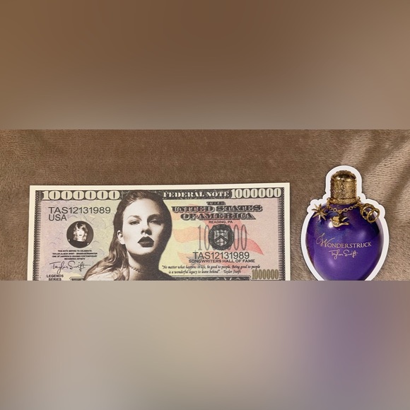 WONDERSTRUCK TAYLOR SWIFT Magnet and Swiftie paper money note - Picture 3 of 5
